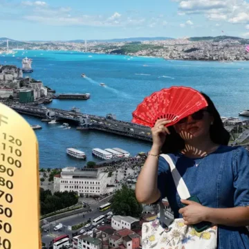 İstanbul bugün Afrika ve Basra kökenli sıcak hava dalgasının etkisi altında. İstanbul'da Afrika ve Basra kaynaklı sıcak hava dalgasının etkisi altındaki kent silüeti