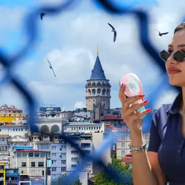 İstanbul'da sıcak ve nemli havanın etkili olduğu Boğaz manzarası