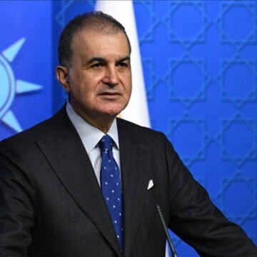 AKP Genel Merkezi’nde basın toplantısı düzenleyen Ömer Çelik
