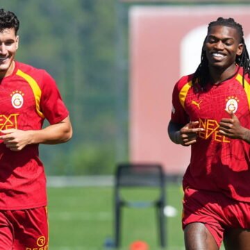 Galatasaray'da yeni transfer Deniz Gül ilk antrenmanına çıktı